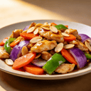 Foto de pollo salteado con Almendras