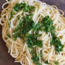 Foto de Fideos al pesto