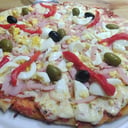 Foto de pizza primavera