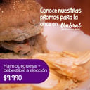 Foto de Hamburguesa + Bebestible 