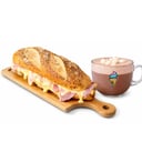 Foto de Promo Once Sandwich 15 Con Chocolate Caliente