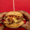 Foto de Hamburguesa de cerdo desmechado