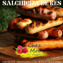 Foto de BAGUETTE DE SALCHICHA DE CARNE DE RES (100% DE RES)