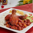 Foto de Bandeja con Pollo y Frijoles