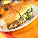 Foto de TORTA AL CARBON CON QUESO
