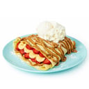 Foto de Crepe con Banana y Frutilla Gelato