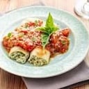 Foto de canelones con salsa a eleccion