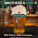 Foto de Heineken directo del barril