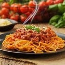 Foto de Tallarines con salsa