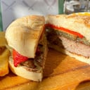 Foto de hamburguesa clasica