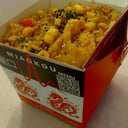 Foto de pollo frito agridulce con chow fan