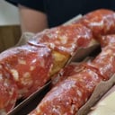 Foto de pancho a la masa calabresa