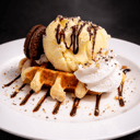 Foto de WAFFLE CON HELADO
