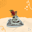 Foto de Brownie con helado