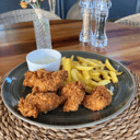 Foto de Pollo cripsy con acompañamiento