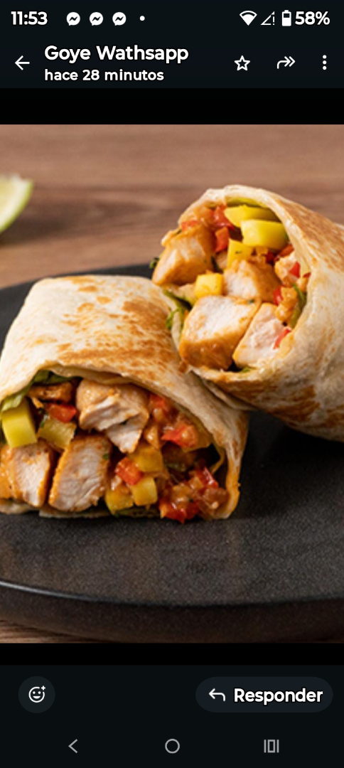 Foto de WRAP DE POLLO CRISPY
