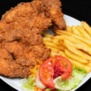 Foto de 1/4 DE POLLO BROASTER + ENSALADA Y PAPAS