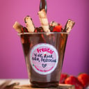 Foto de FRESAS SOLO CON CHOCOLATE VASO 14 ONZAS
