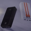 Foto de CARGADOR PORTATIL 20,000MAH PD 20W Y USB 22.5W BLANCO O NEGRO