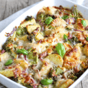 Foto de GRATIN DE VEGETALES Y POLLO CON ENSALADA