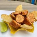 Foto de Chorizo con arepa de mote 