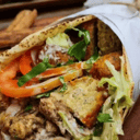 Foto de Shawarma Super Telhus N°1 de carne, pollo y falafel.