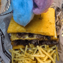 Foto de Sandwich Tramazzino con picaña de angus madurada, cebolla caramelizada, queso Monterrey y emulsión de trufa