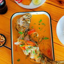 Foto de Pescado cabrilla , lenguado sudado o frito