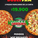 Foto de PROMOCION 2 PIZZAS TAMAÑO FAMILIAR  $19.900