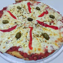 Foto de pizza doble