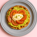 Foto de Waffle con palta