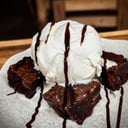 Foto de Brownie con helado