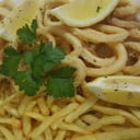 Foto de rabas con fritas