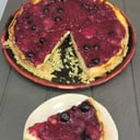 Foto de Porcion de cheesecake de frutos rojos
