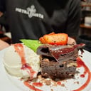 Foto de Brownie con helado