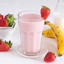 Foto de Fresa con platano y leche