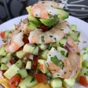 Foto de Tostada de Camarón cocido