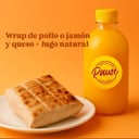 Foto de combo wrap + jugo EFECTIVO