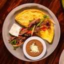 Foto de Omelette de fajitas de arrachera sencillo