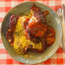 Foto de Milanesa de vacuno a la Napolitana