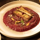 Foto de Hummus de Remolachas con Palmitos Grillados