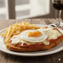 Foto de Milanesa Napolitana a 1/2 caballo c/Guarn.