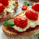 Foto de BRUCHETA DE BURRATA