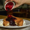 Foto de Pan Frances con crema batida y frutos