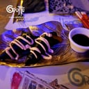 Foto de Temaki de pez mantequilla con emulsión de chile torrado, aguacate y sésamo -2 unidades-