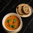 Foto de Crema de Tomates y Maiz Tierno