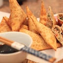 Foto de Wantan de verdura c/ salsa agridulce