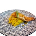 Foto de tilapia en salsa de maracuya