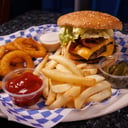 Foto de Hamburguesa doble extra tocino.