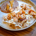 Foto de Chilaquiles Alfredo con Camarón